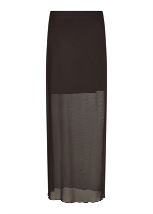 Marlise mesh skirt Dark Brown Neo Noir 